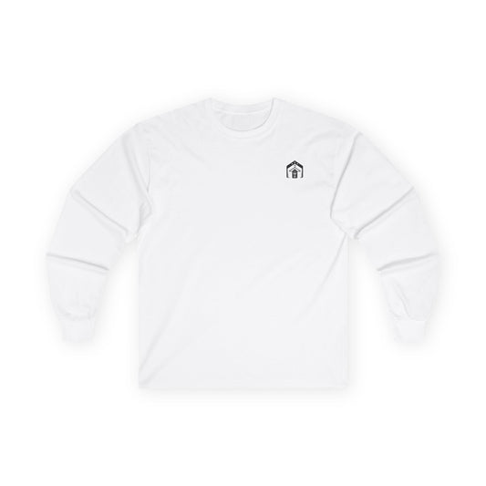 Wearhouse Vibes American Pride Logo Long Sleeve Tee (front logo) – Classic Long Sleeve Shirt