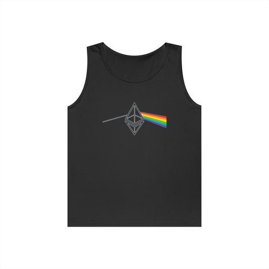 Ethereum Dark Side of the Moon Tank Top (front design) – Crypto Vault Shirt