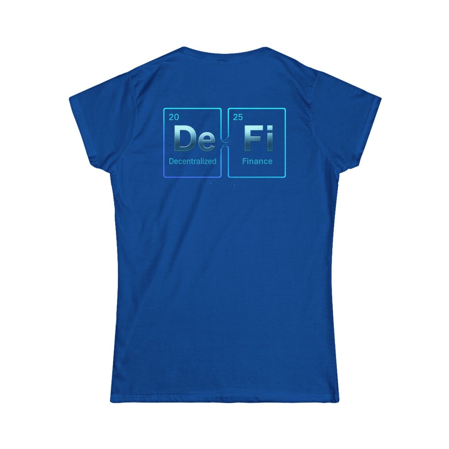 Decentralized Finance Tee (front logo + back design) – Crypto Vault Women’s Shirt