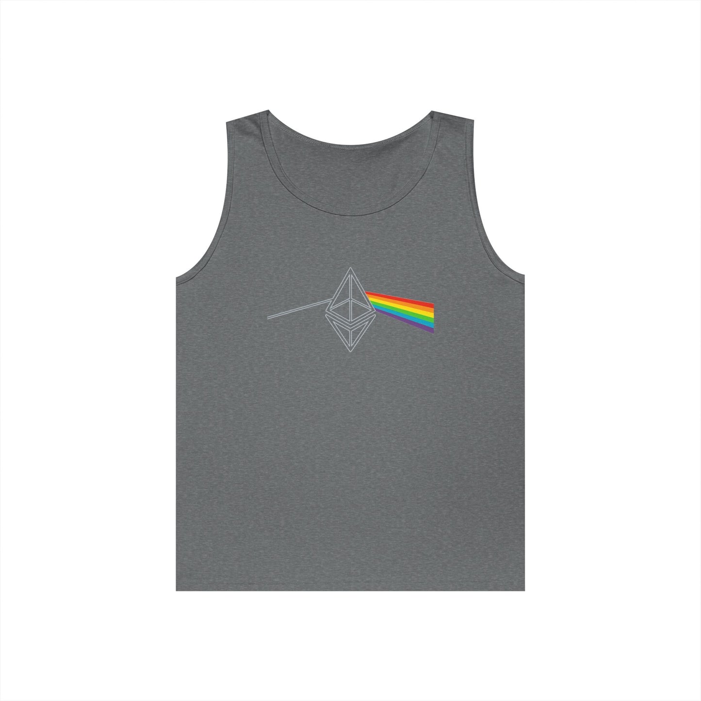 Ethereum Dark Side of the Moon Tank Top (front design) – Crypto Vault Shirt