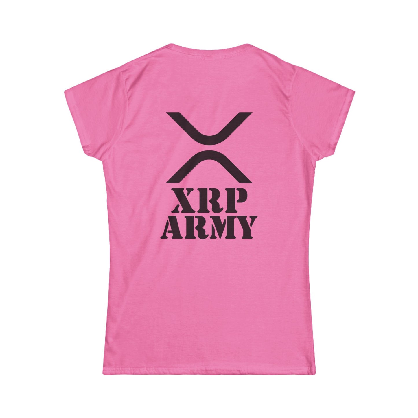 XRP Army Tee (front logo + back design) – Crypto Vault Women’s Shirt