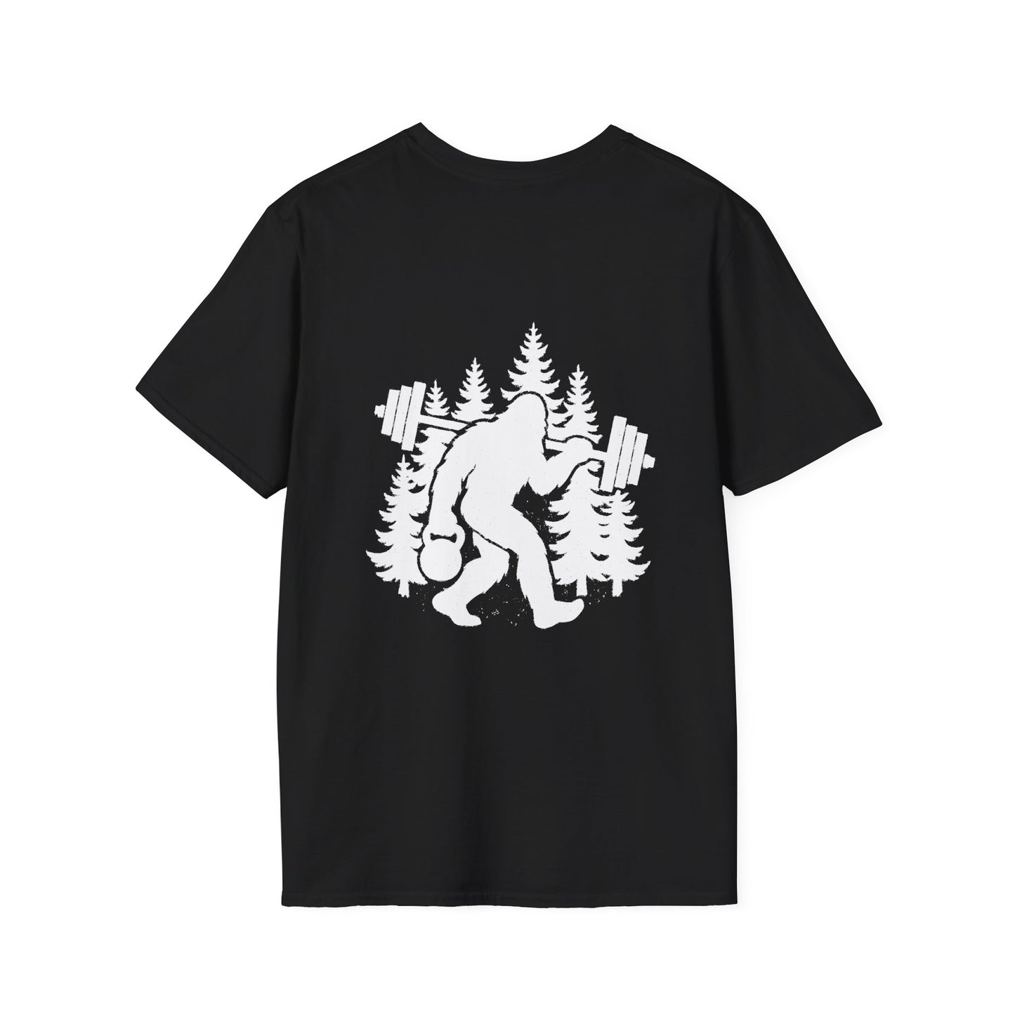 Bigfoot Gains Tee (front logo + back design) – Discipline Club Shirt