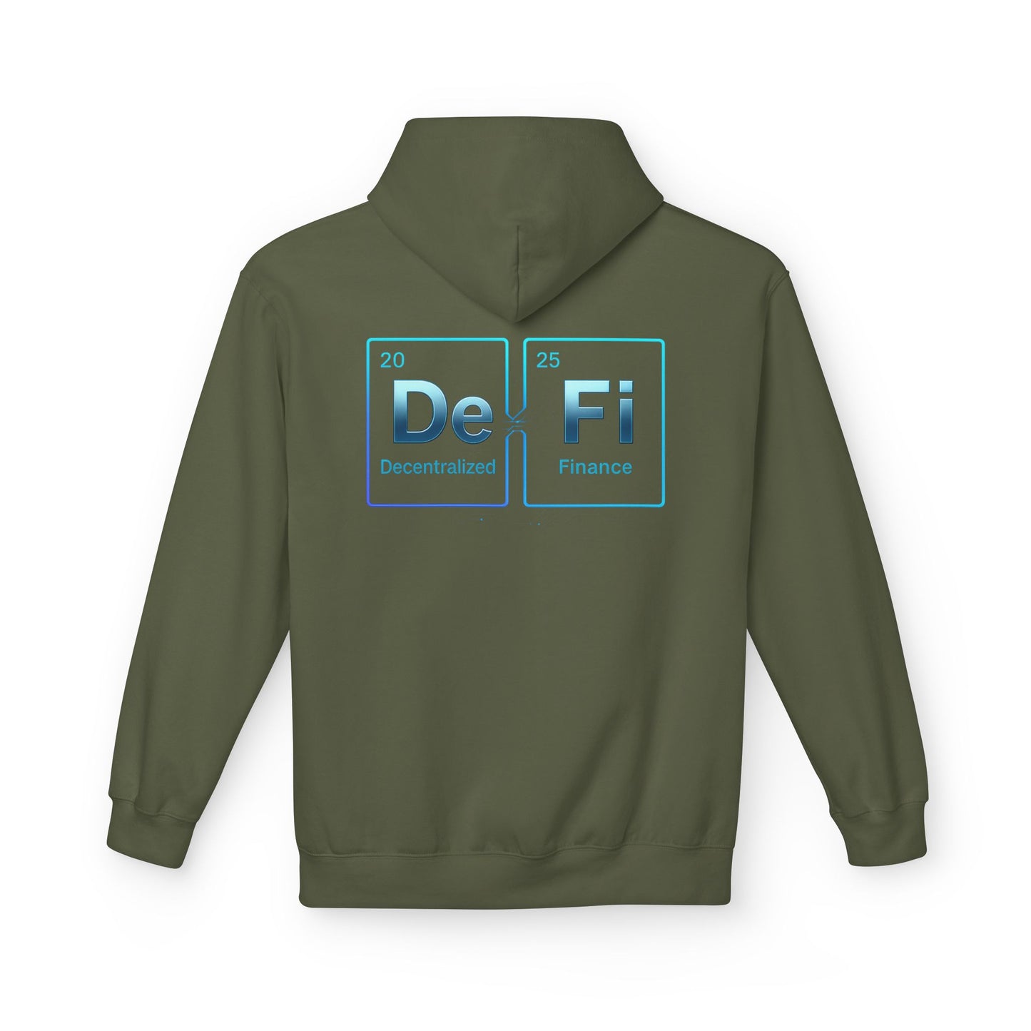 Decentralized Finance Hoodie (front logo + back design) – Crypto Vault Pullover
