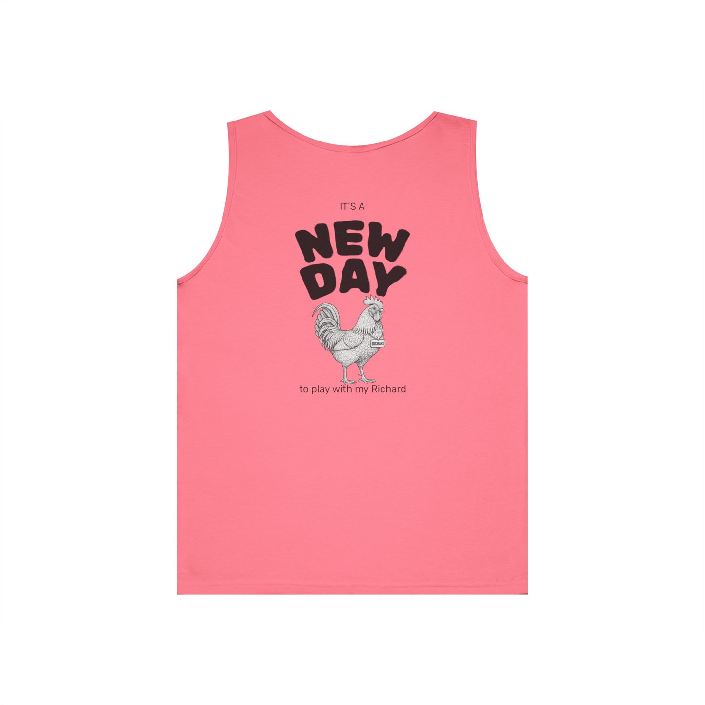 Richard Tank Top (front logo + back design) - Meme Apparel
