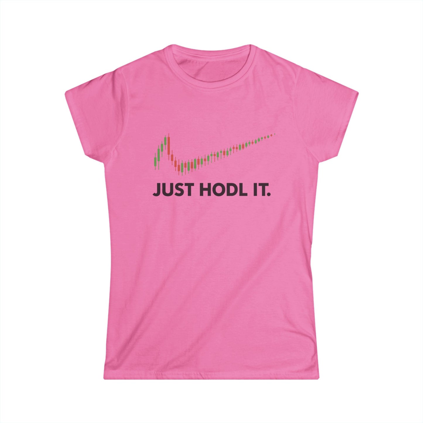 Just HODL It Tee (front design) – Crypto Vault Women’s Shirt