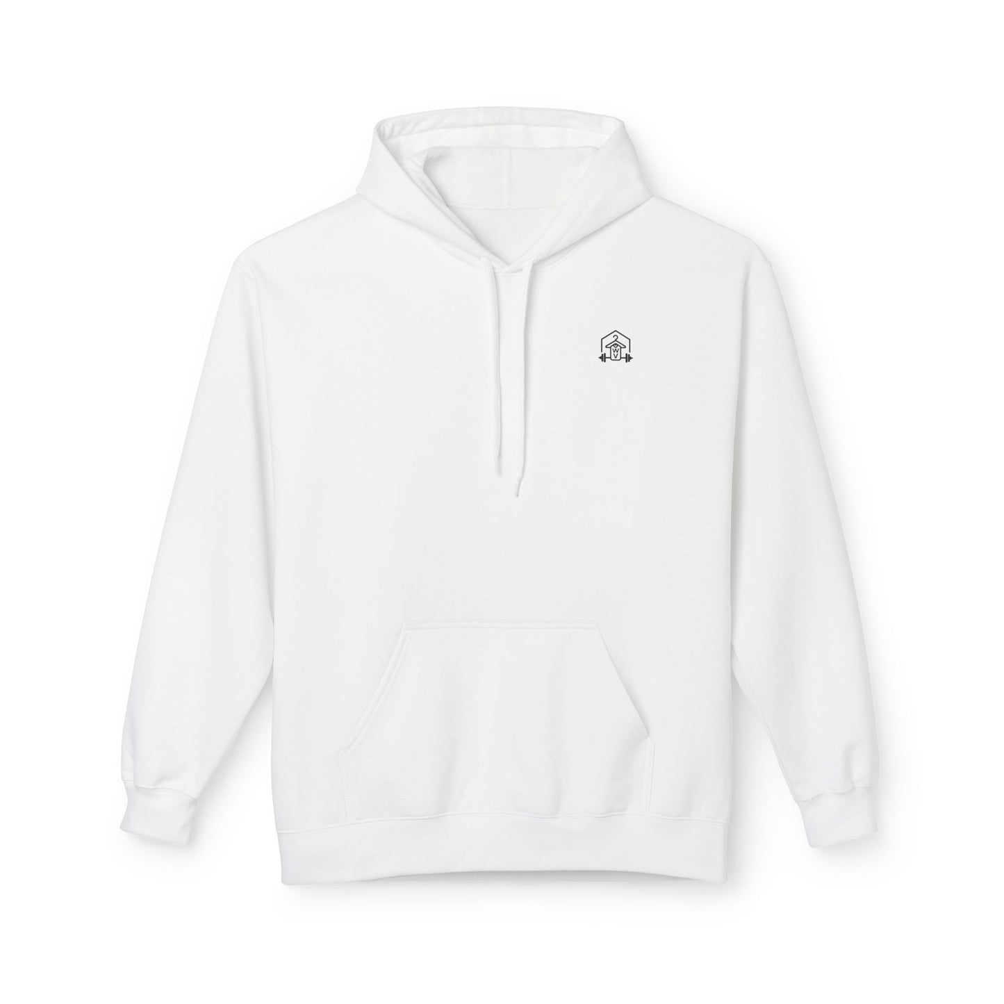Alpha Grind Midweight Softstyle Fleece Hoodie (front logo + back design) – Gym Apparel