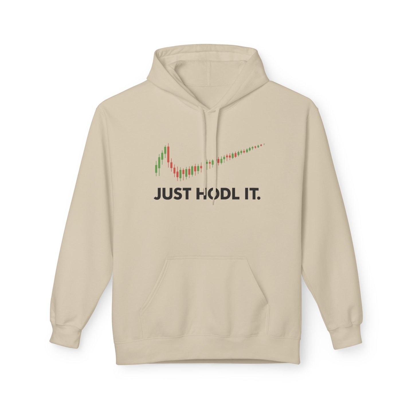 Just HODL It Hoodie (front design) – Crypto Vault Pullover