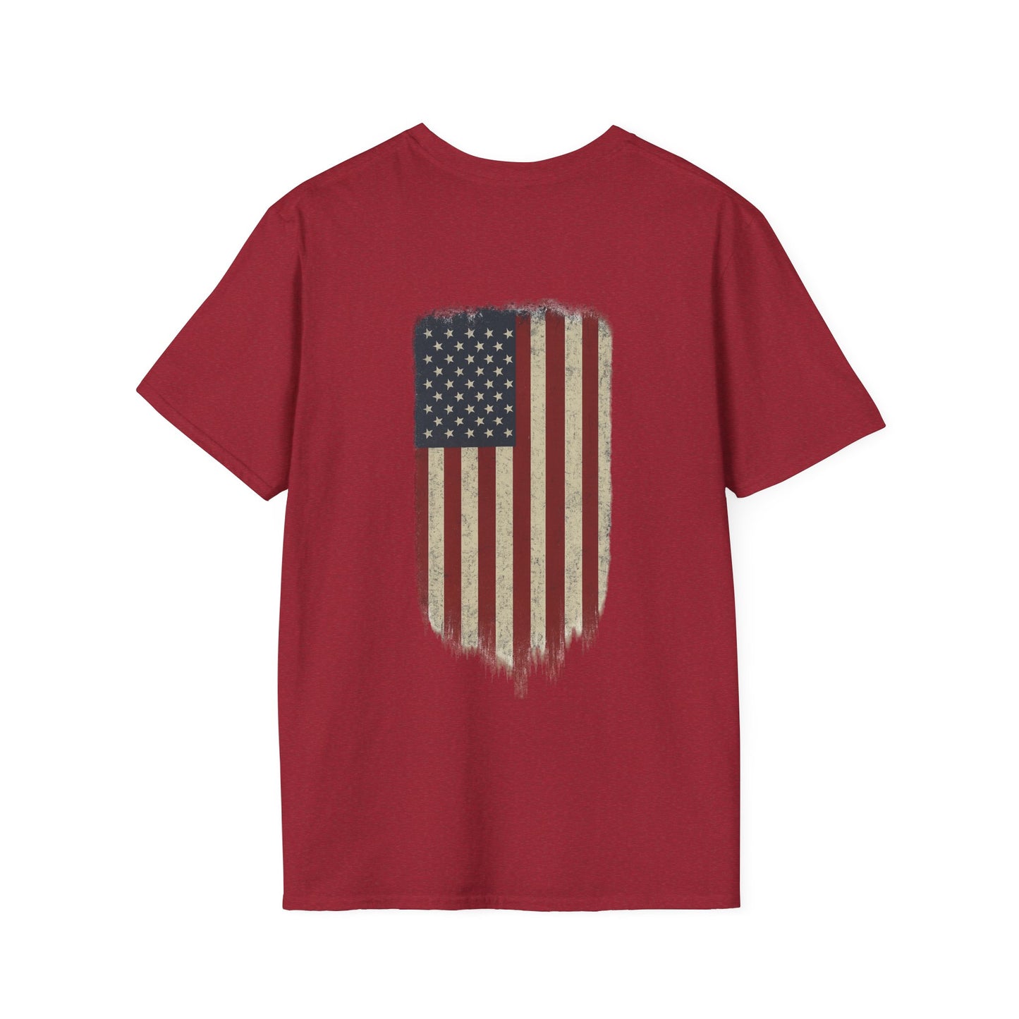 American Flag Tee (front logo + back design) – American Pride T-Shirt