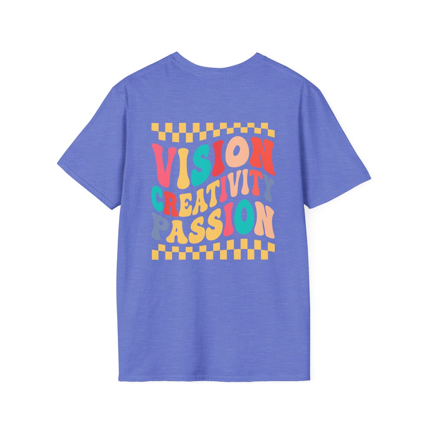 Vision Creativity Passion Tee (front logo + back design) – Meme Culture Shirt