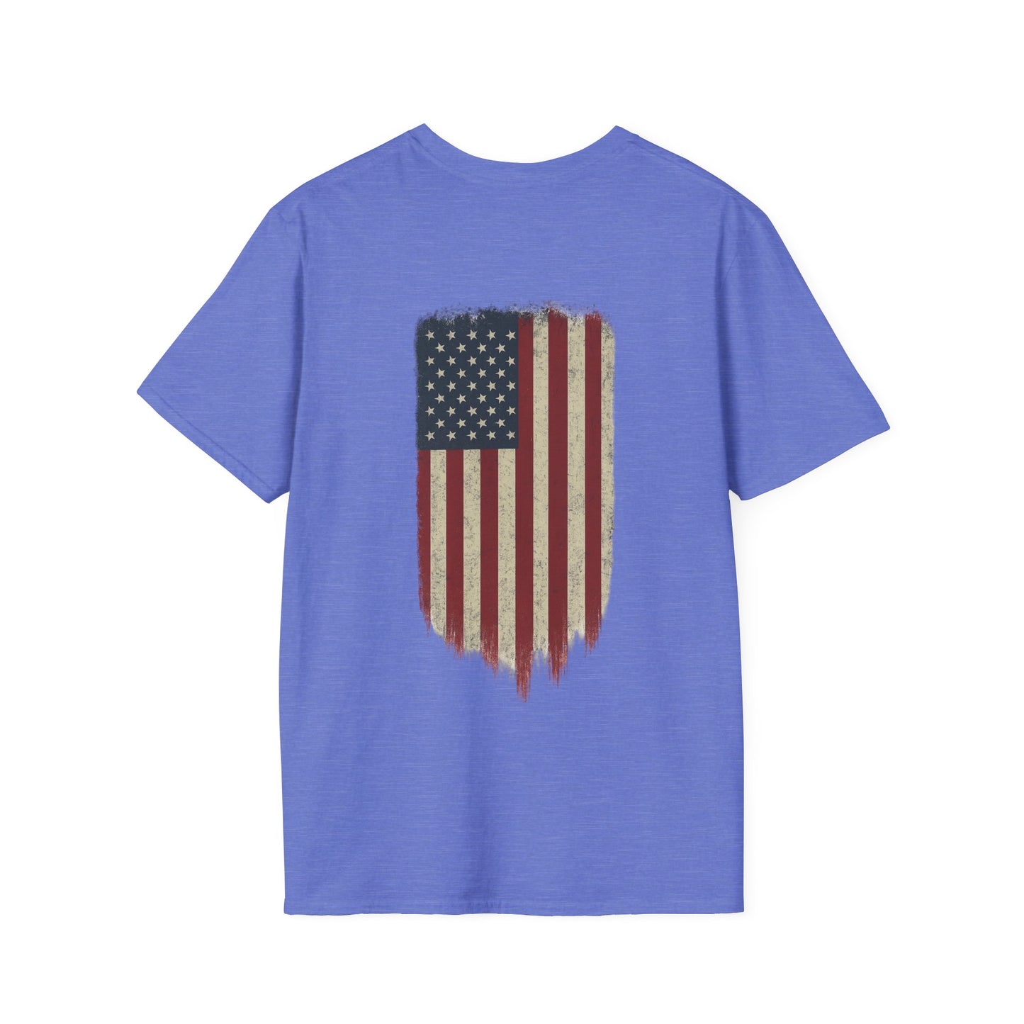 American Flag Tee (front logo + back design) – American Pride T-Shirt