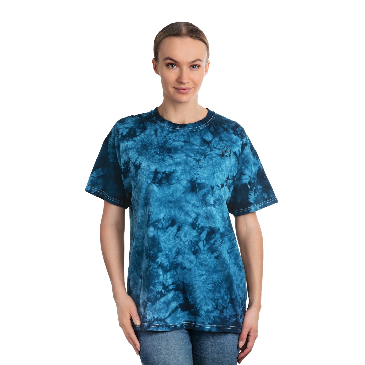 Bigfoot Gains Tie-Dye Tee (front logo + back design) – Discipline Club Shirt