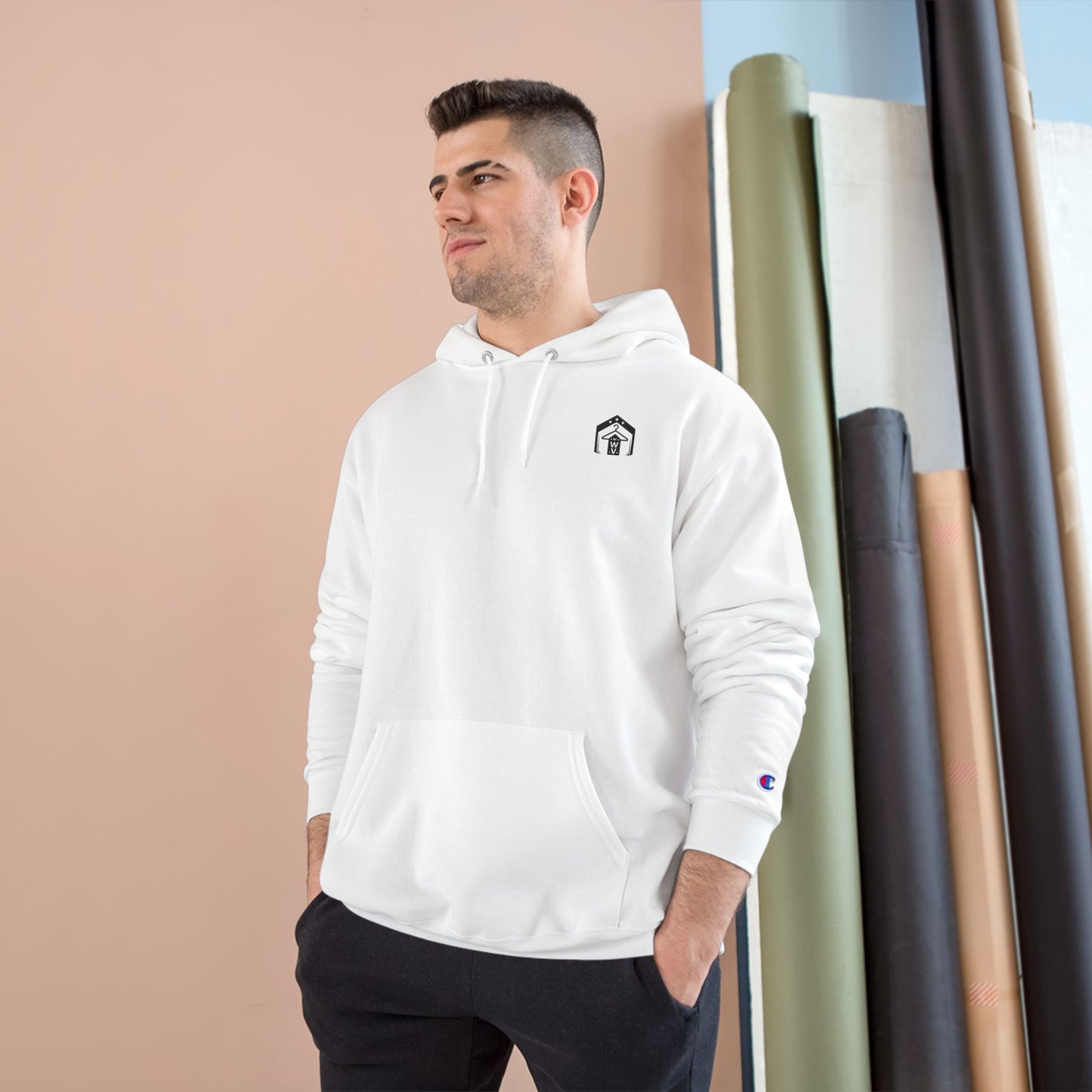 American Pride Signature Hoodie (front logo) – Premium Champion Fleece