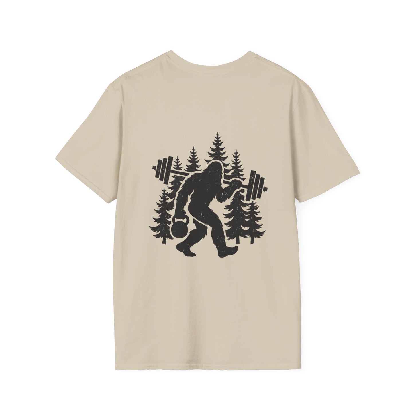 Bigfoot Gains Tee (front logo + back design) – Discipline Club Shirt