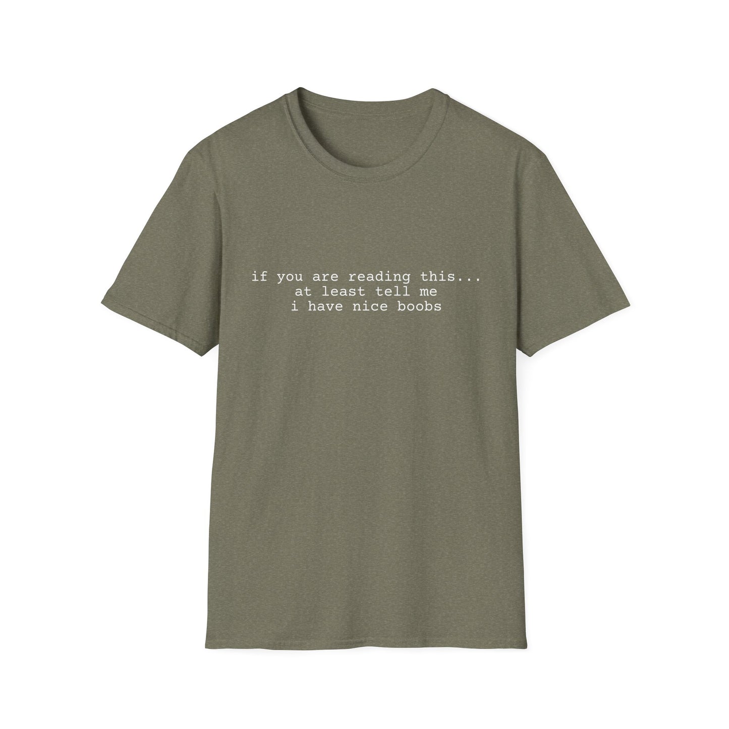 Nice boobs T-Shirt (front design) - Meme Apparel
