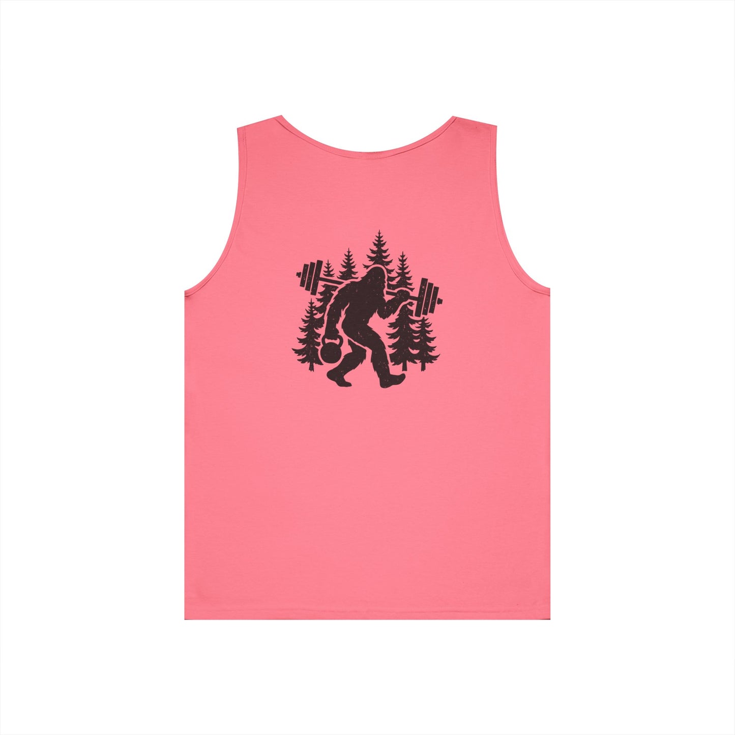 Bigfoot Gains Tank Top (front logo + back design) – Discipline Club Shirt