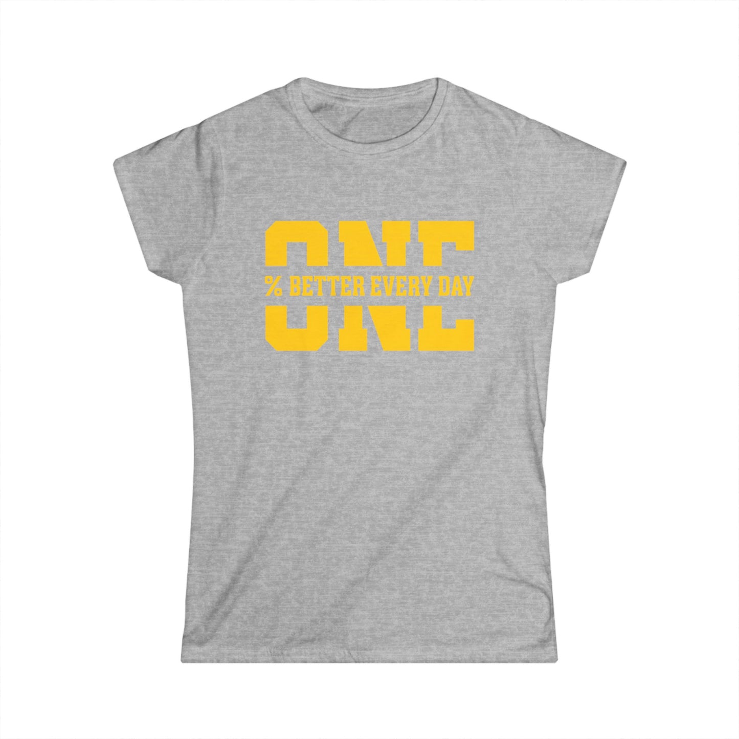 1% Better Every Day Tee (front design) – Discipline Club Women’s Shirt