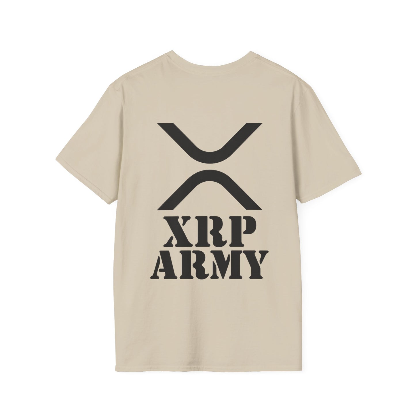XRP Army Tee (front logo + back design) – Crypto Vault Shirt
