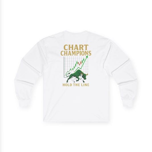 Chart Champions Long Sleeve (front logo + back design) – Investor Apparel