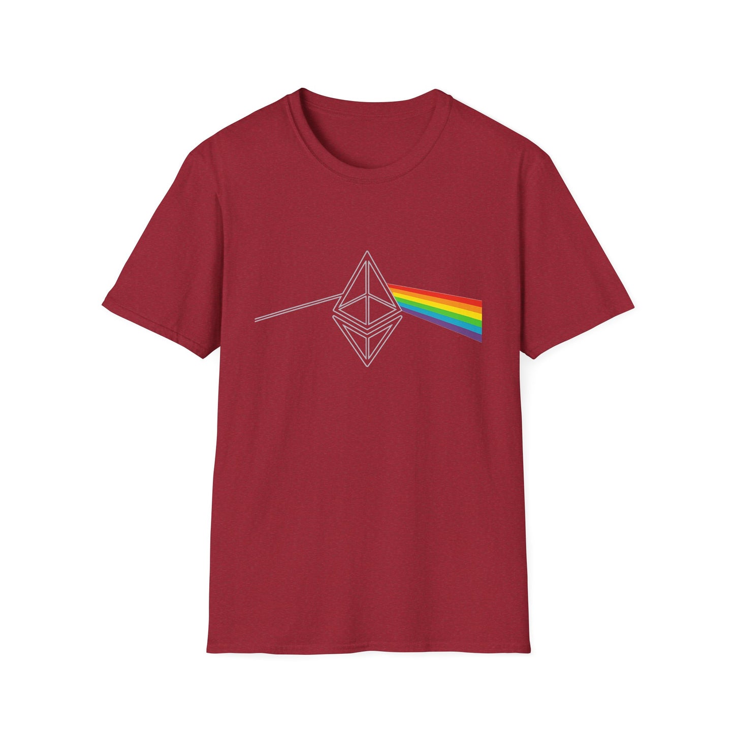 Ethereum Dark Side of the Moon Tee (front design) – Crypto Vault Shirt