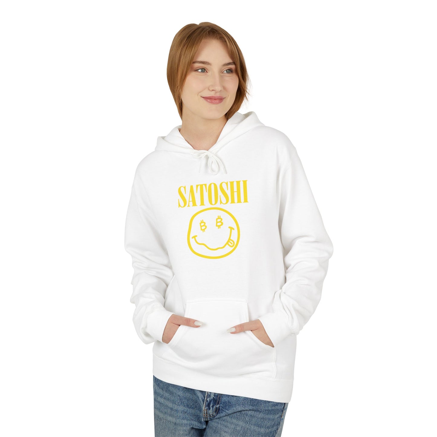 Satoshi Hoodie (front design) – Crypto Vault Pullover