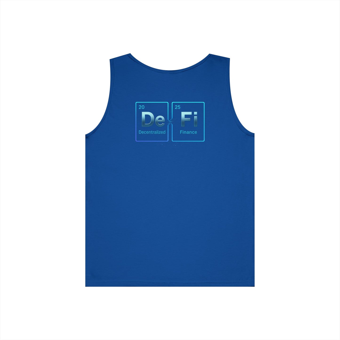 Decentralized Finance Tank Top (front logo + back design) – Crypto Vault Shirt