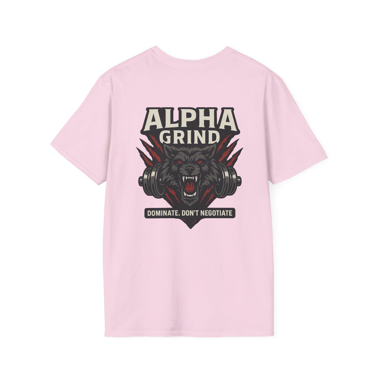 Dominate T-Shirt (front logo + back design) – Gym Apparel
