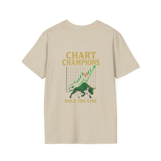 Chart Champions T-Shirt (front logo + back design) – Investor Apparel