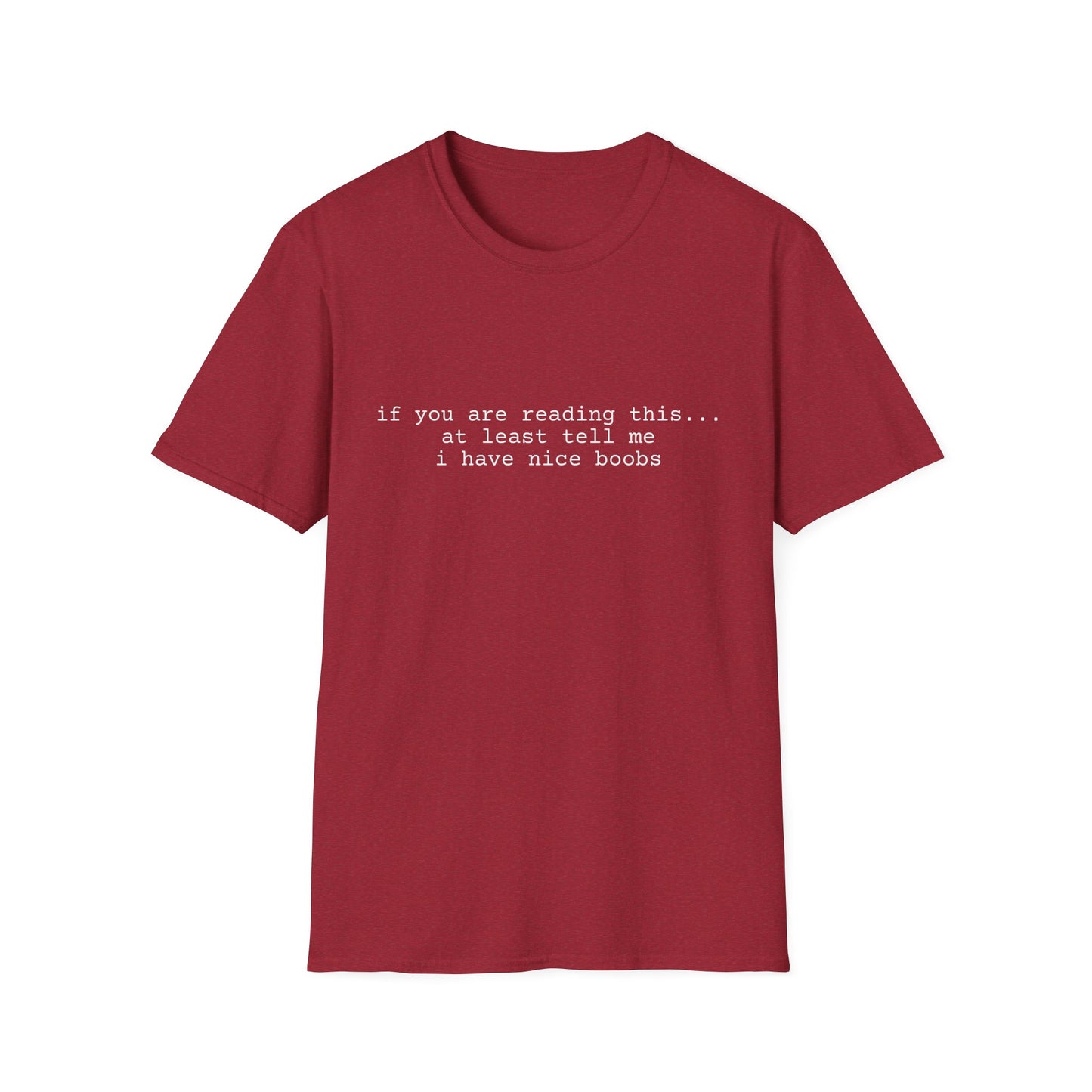 Nice boobs T-Shirt (front design) - Meme Apparel