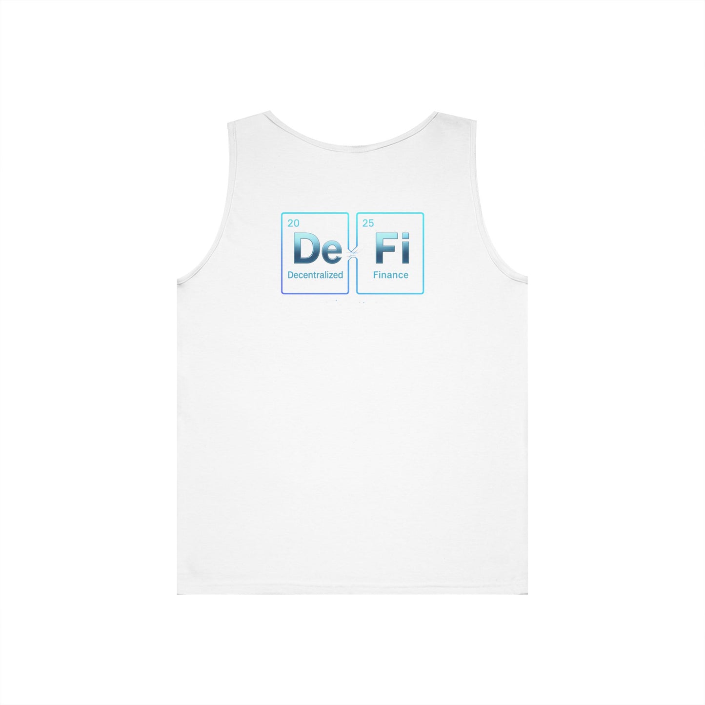 Decentralized Finance Tank Top (front logo + back design) – Crypto Vault Shirt