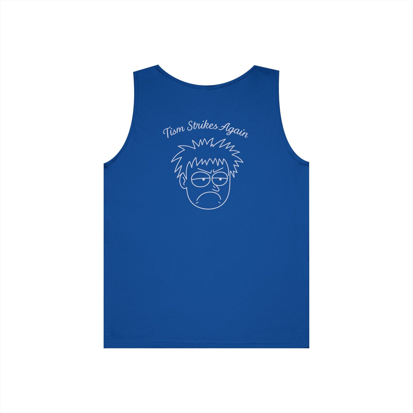 Tism Strikes Again Tank Top (front logo + back design) - Meme Apparel