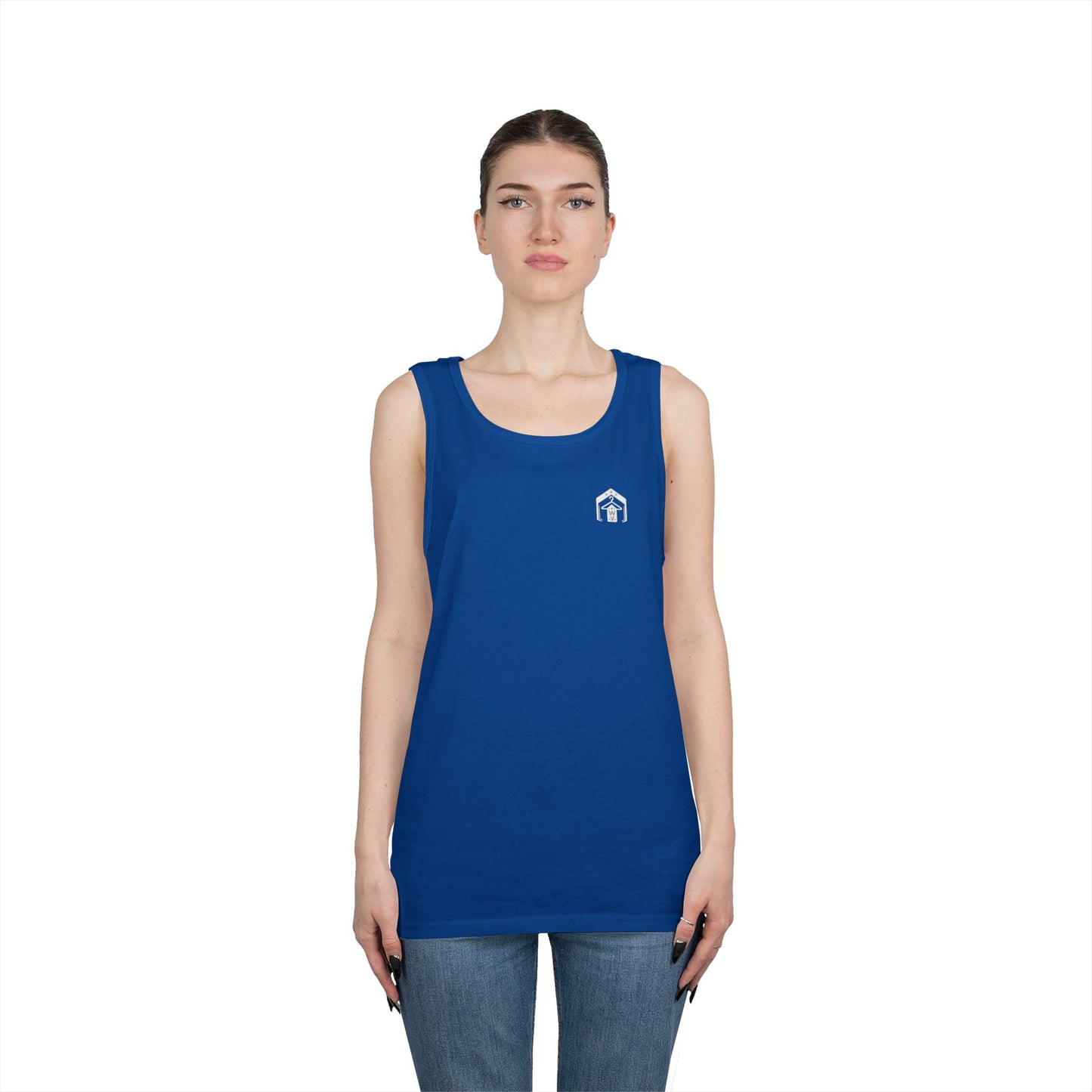 American Flag Tank Top (front logo + back design) – American Pride Shirt
