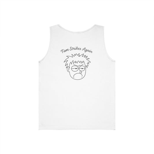 Tism Strikes Again Tank Top (front logo + back design) - Meme Apparel