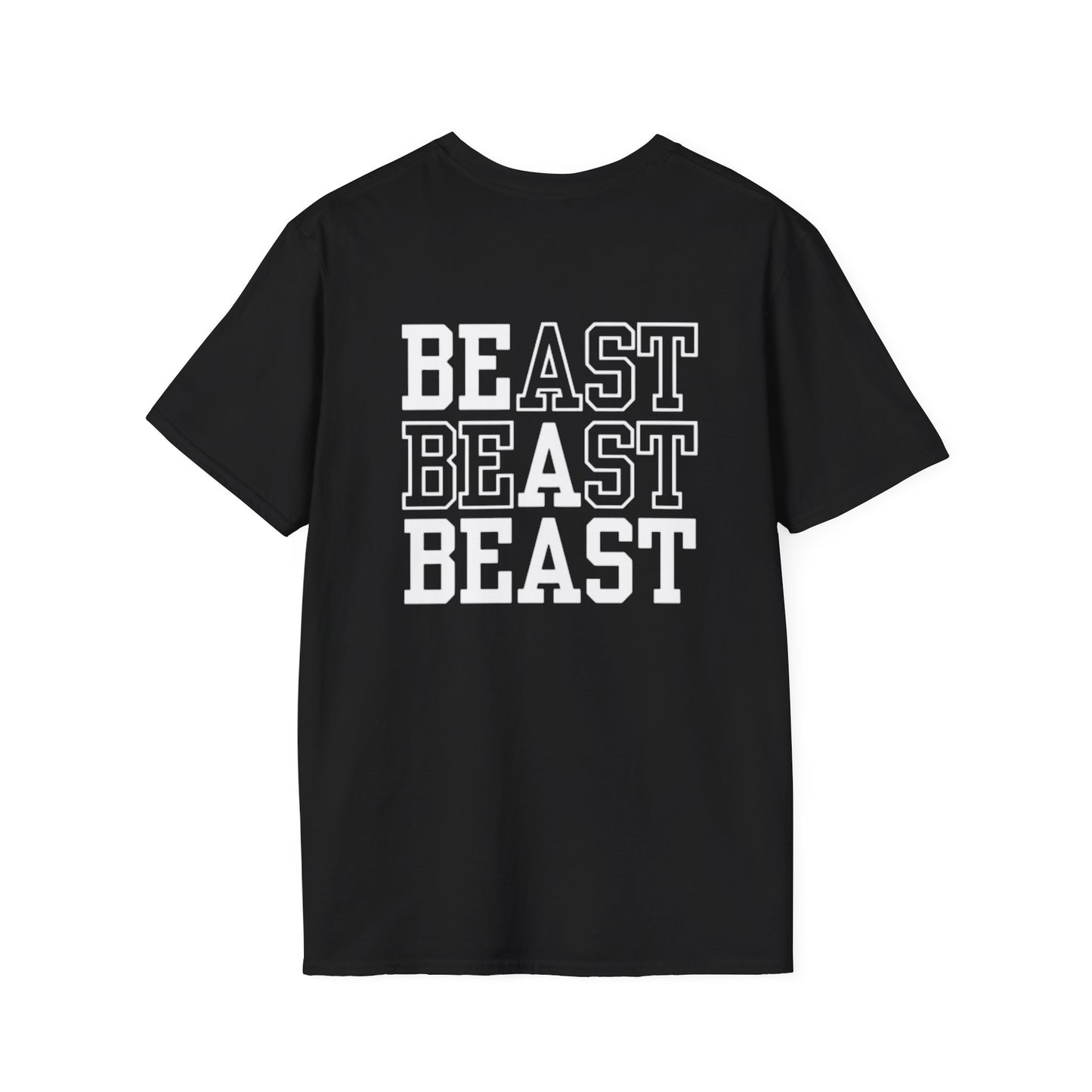 Be a Beast Tee (front logo + back design) – Discipline Club Shirt