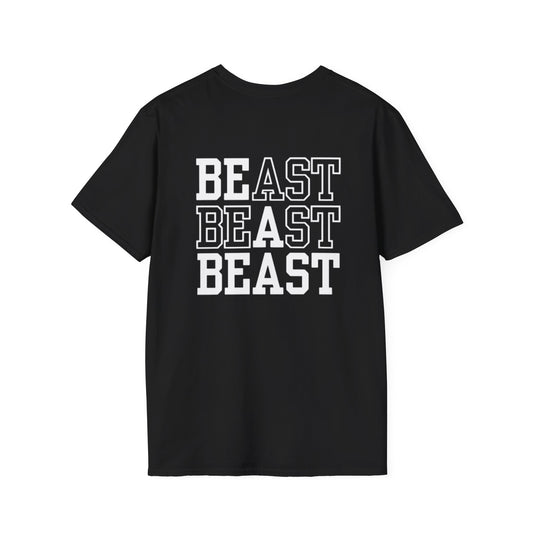 Be a Beast Tee (front logo + back design) – Discipline Club Shirt