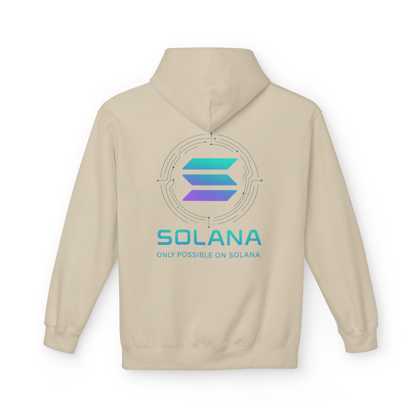 Only Possible on Solana Hoodie (front logo + back design) – Crypto Vault Pullover