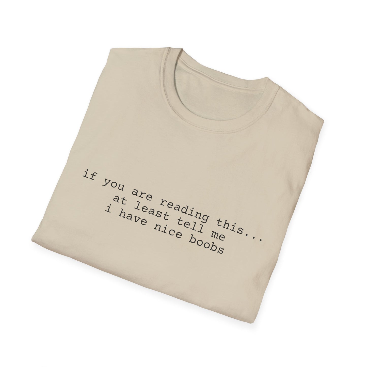 Nice boobs T-Shirt (front design) - Meme Apparel