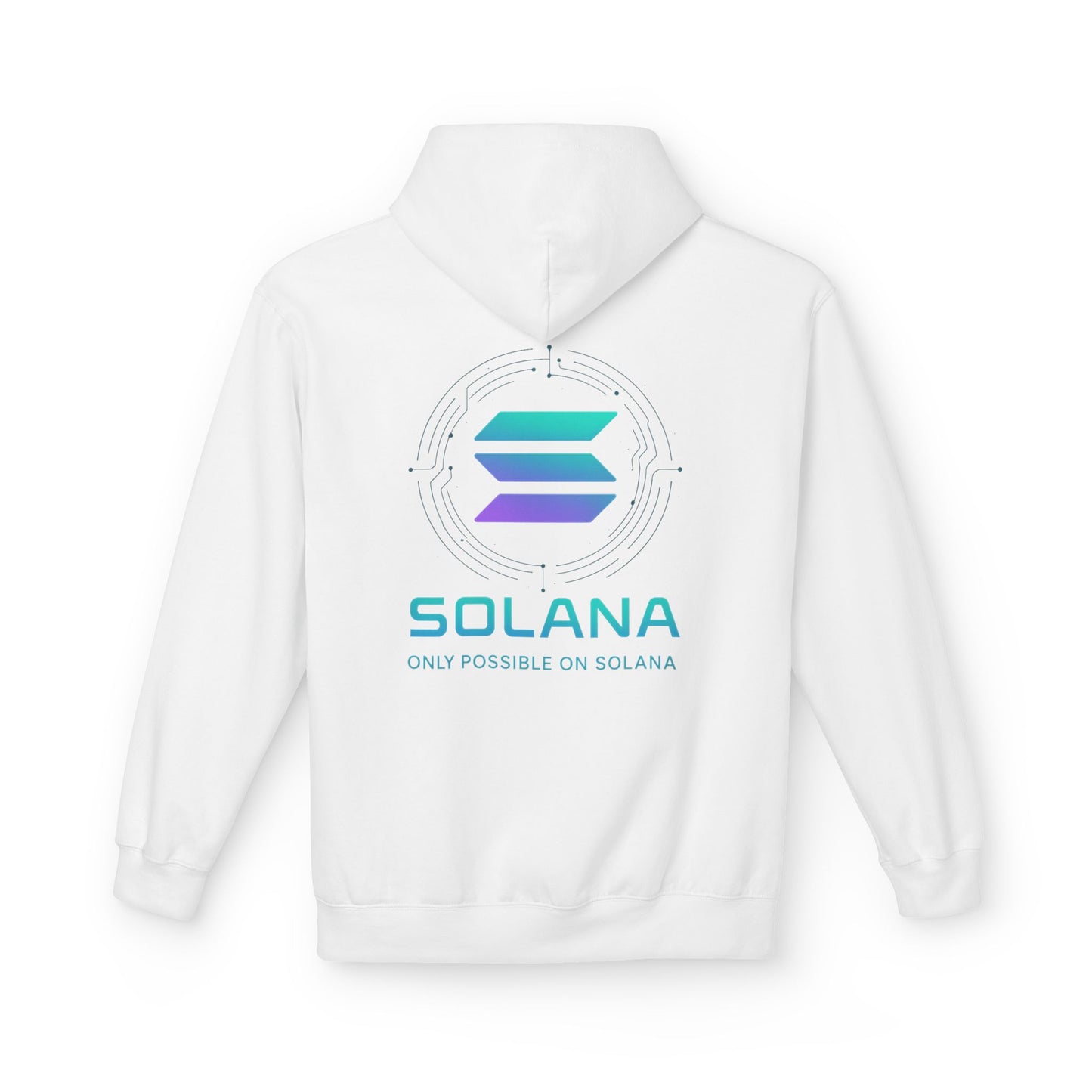 Only Possible on Solana Hoodie (front logo + back design) – Crypto Vault Pullover