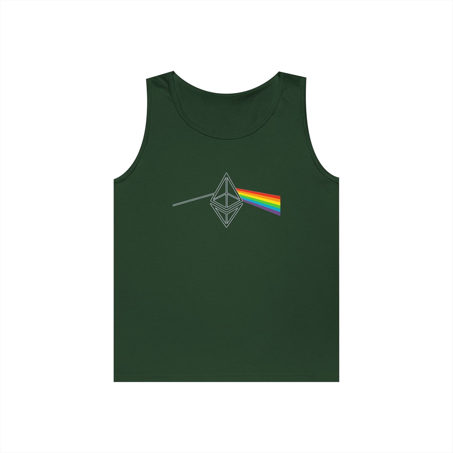 Ethereum Dark Side of the Moon Tank Top (front design) – Crypto Vault Shirt