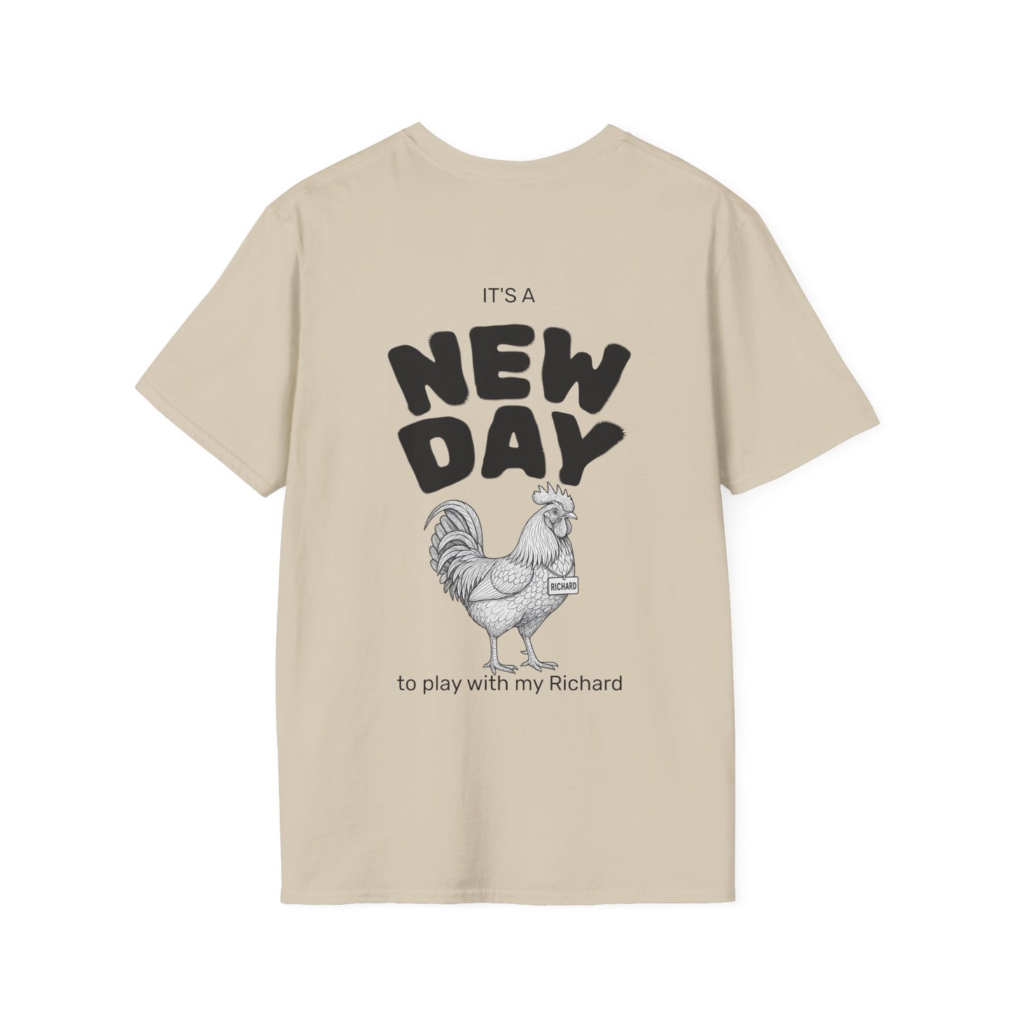 Richard T-Shirt (front logo and back design) - Meme Apparel