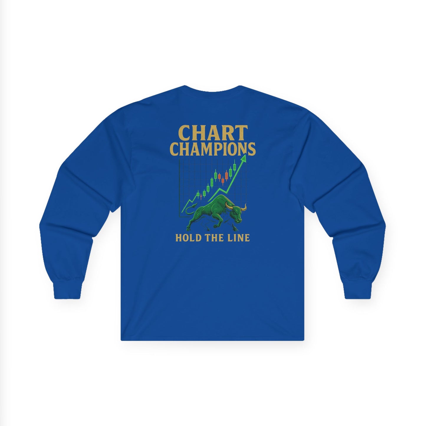 Chart Champions Long Sleeve (front logo + back design) – Investor Apparel