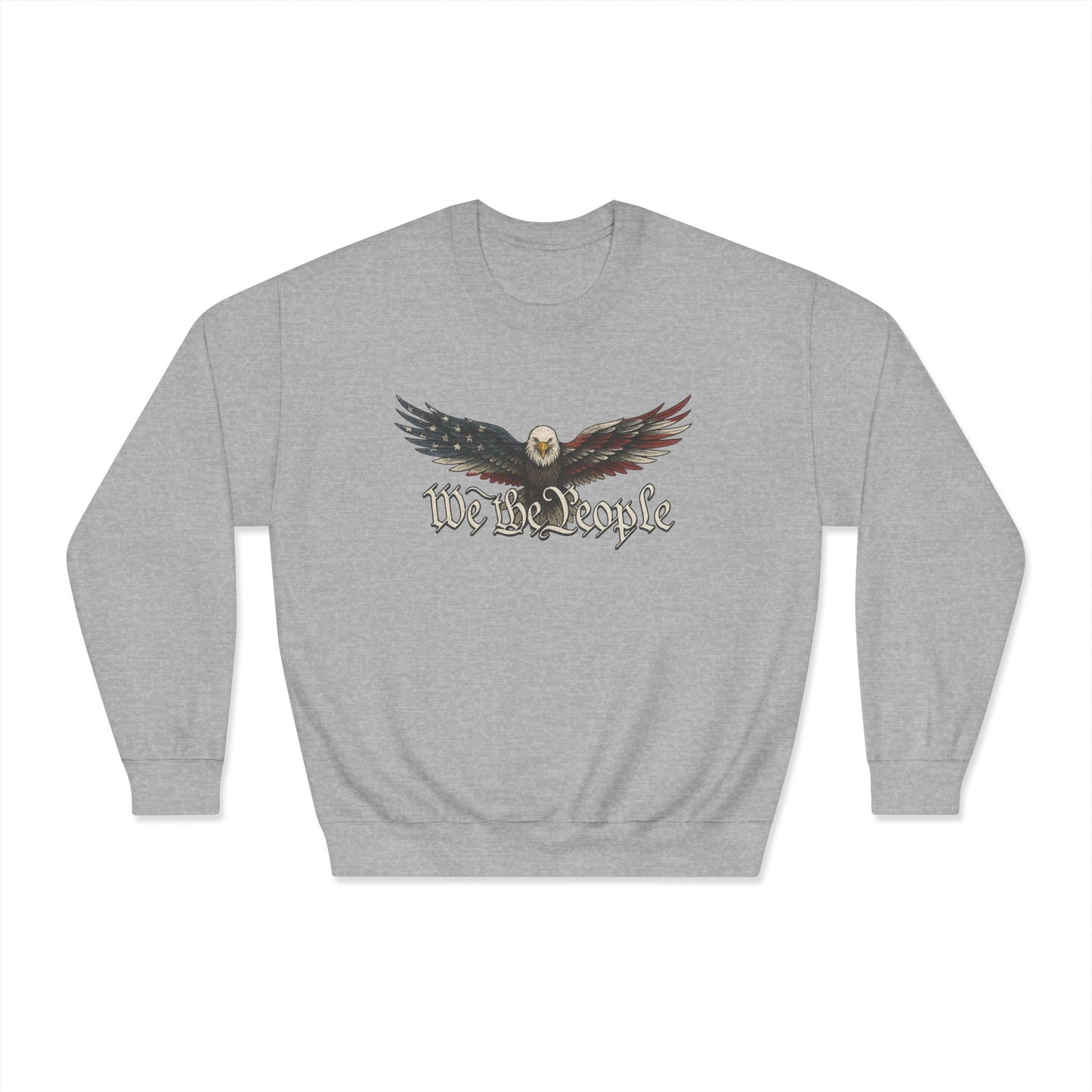 We the People Crewneck Sweatshirt (front design) – American Pride Pullover