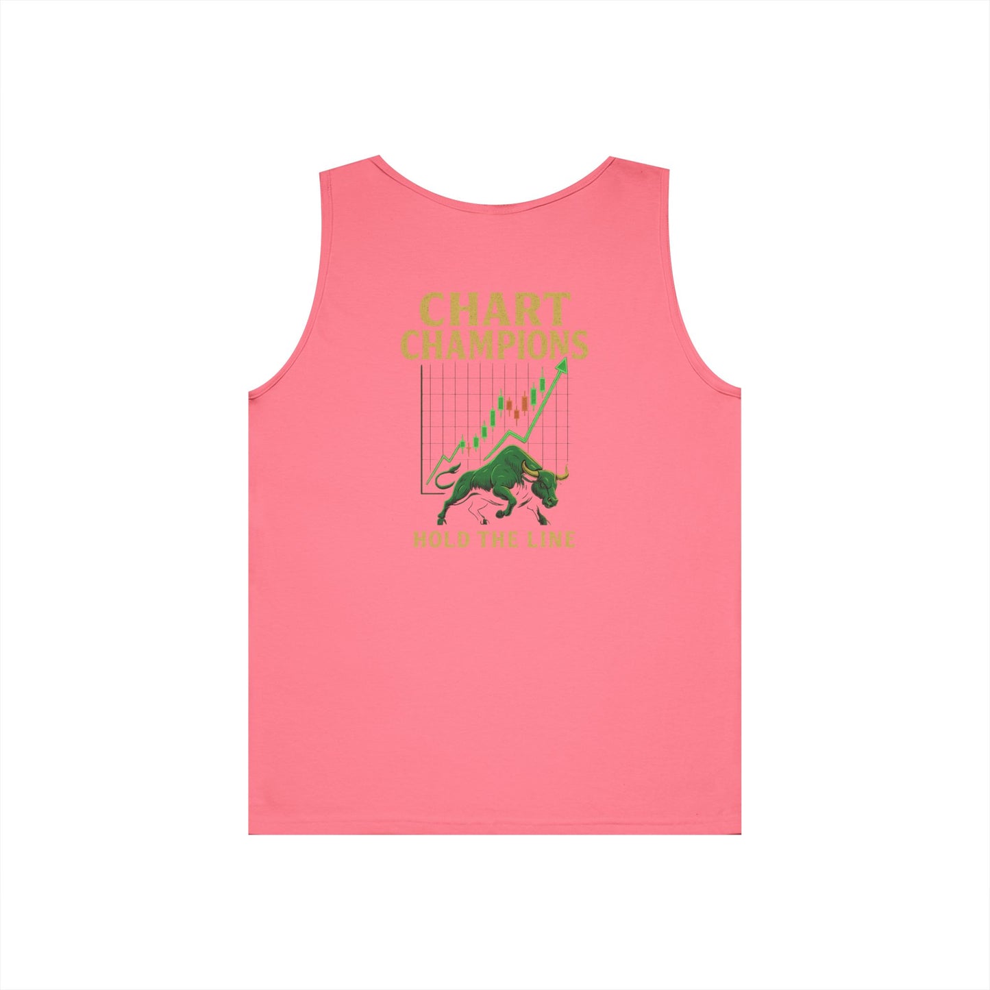 Chart Champions Tank Top (front logo + back design) – Investor Apparel