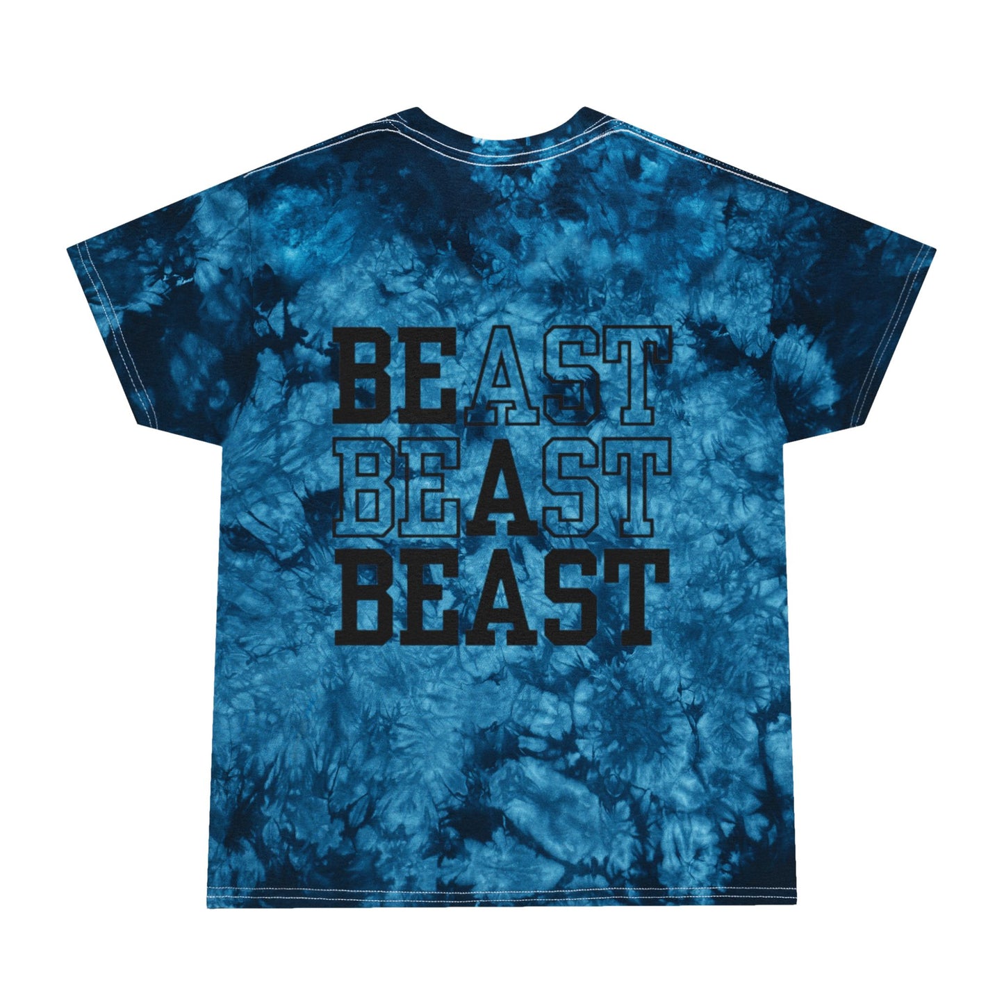 Be a Beast Tie-Dye Tee (front logo + back design) – Discipline Club Shirt