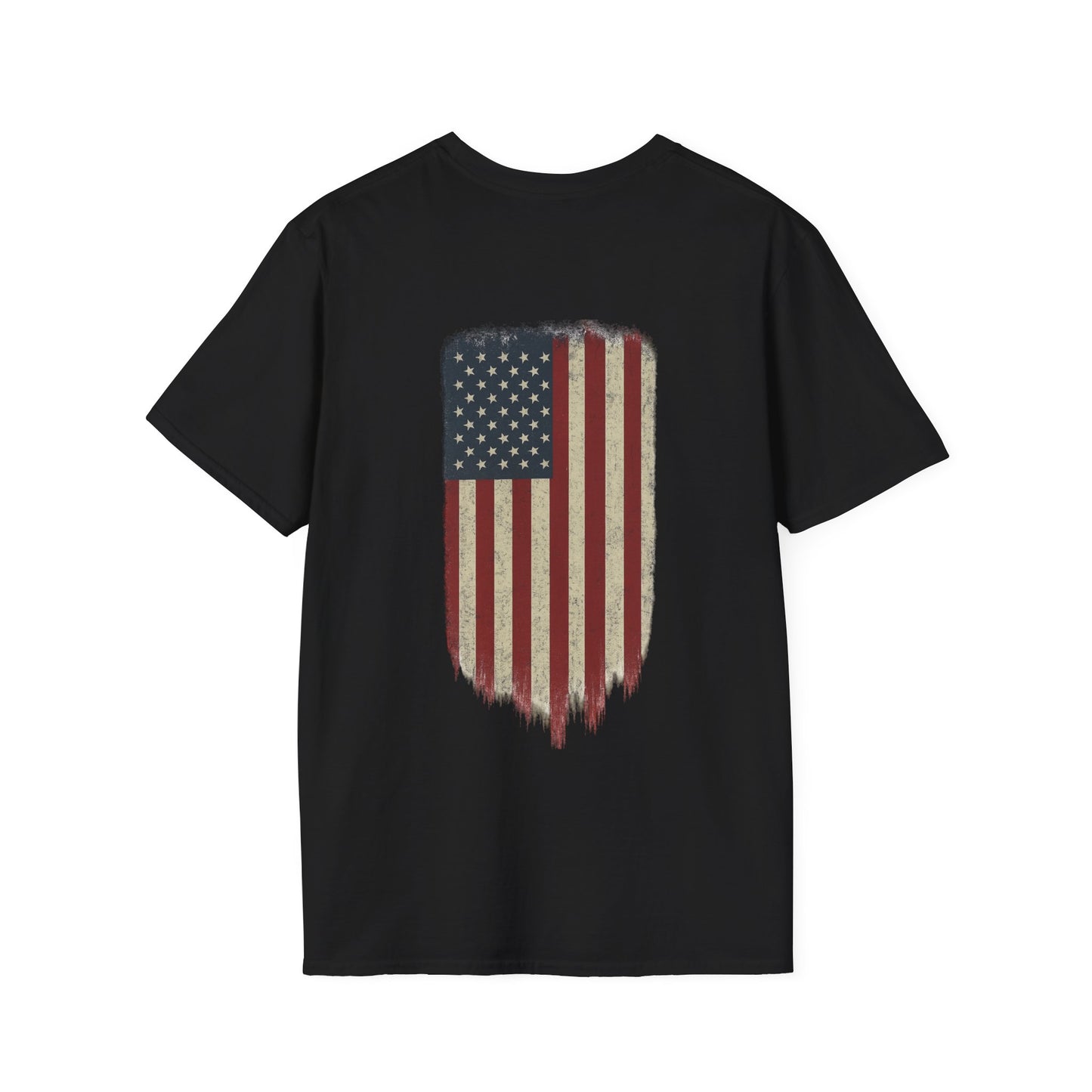 American Flag Tee (front logo + back design) – American Pride T-Shirt