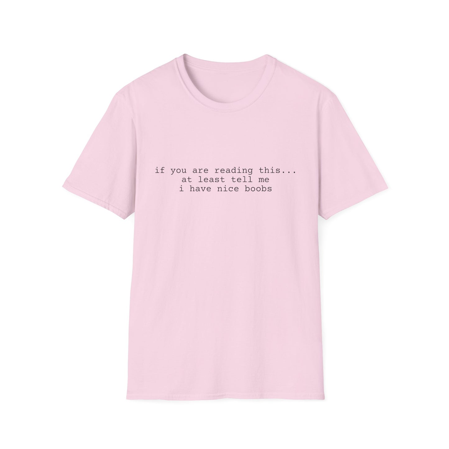 Nice boobs T-Shirt (front design) - Meme Apparel