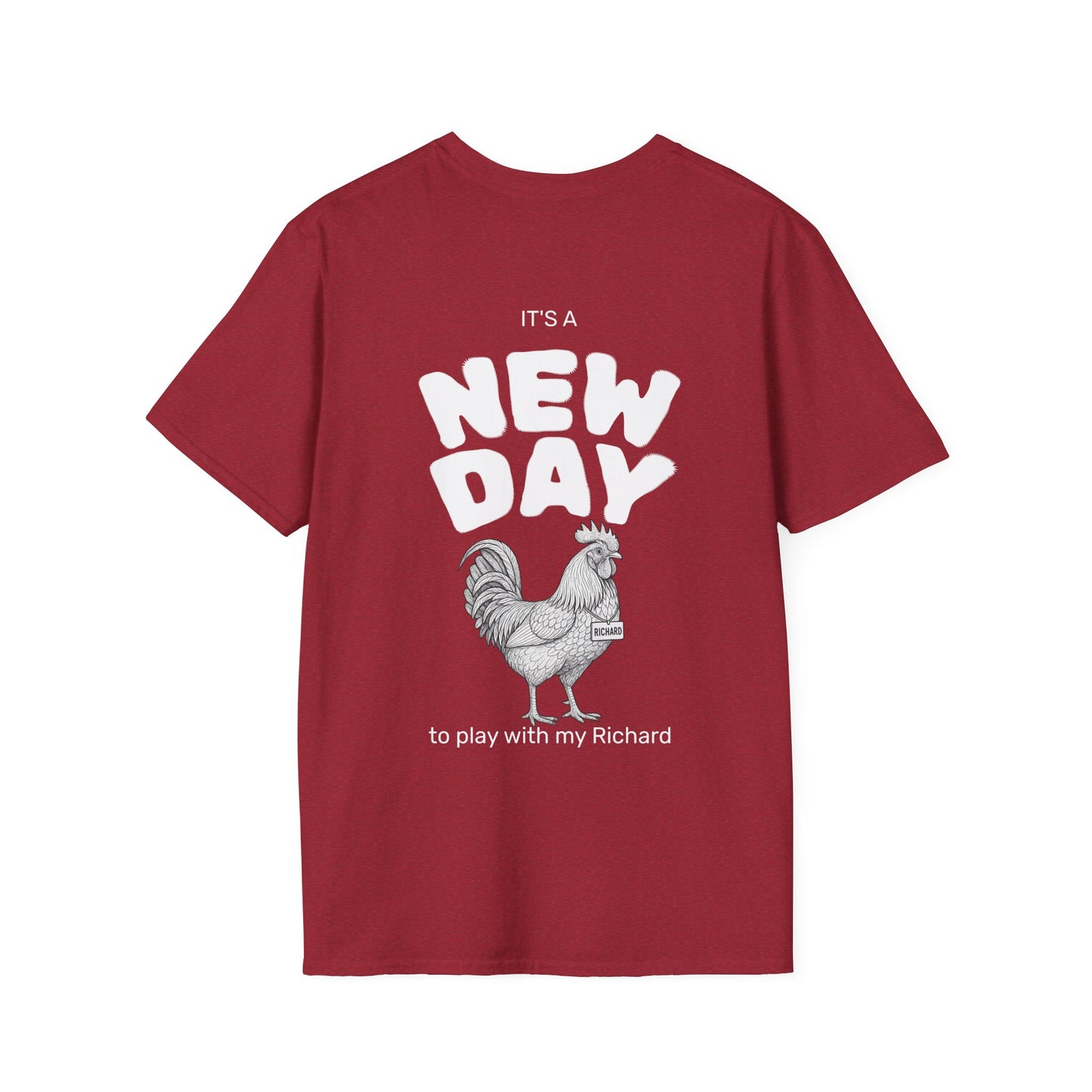 Richard T-Shirt (front logo and back design) - Meme Apparel
