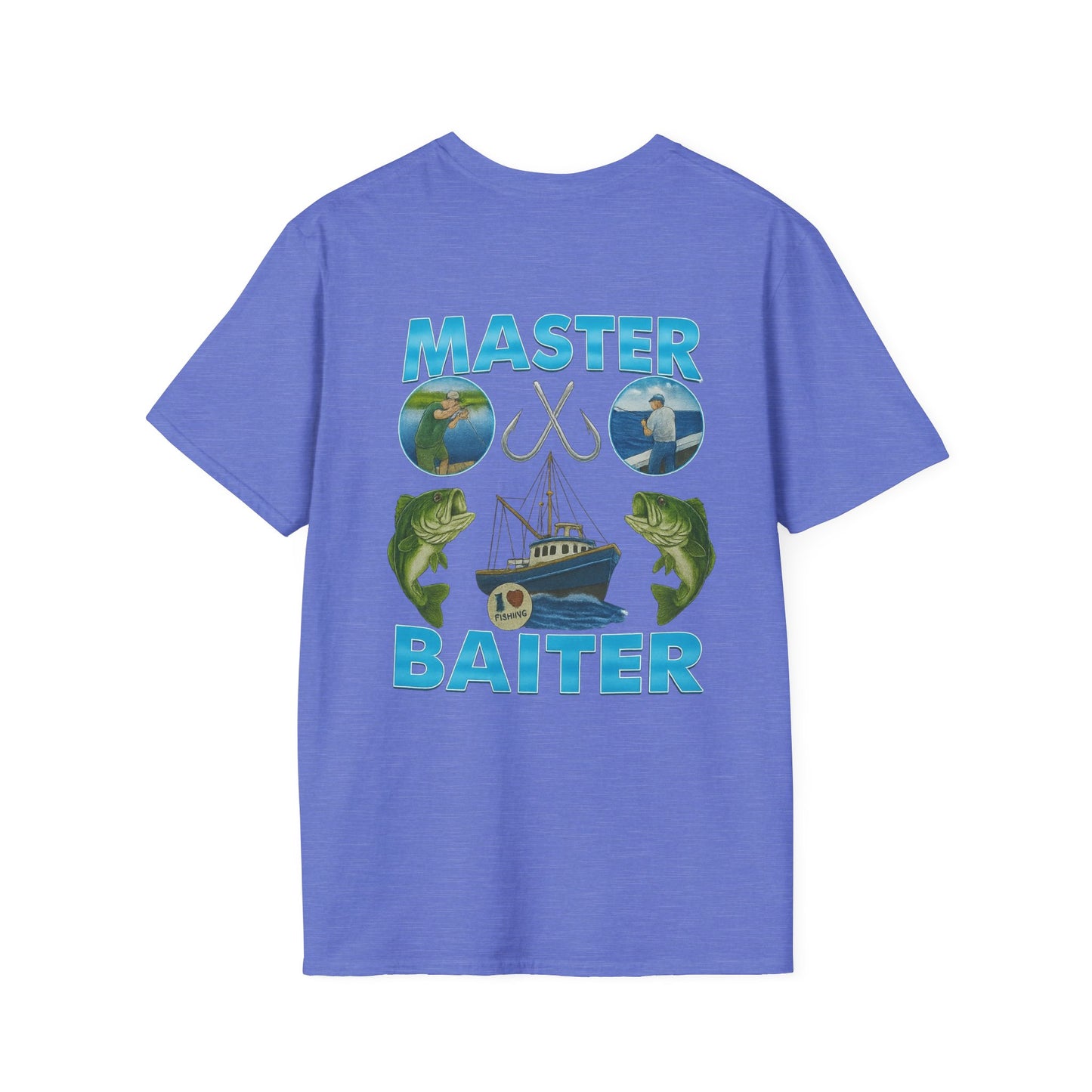 Master Baiter T-Shirt (front logo + back design) - Meme Apparel