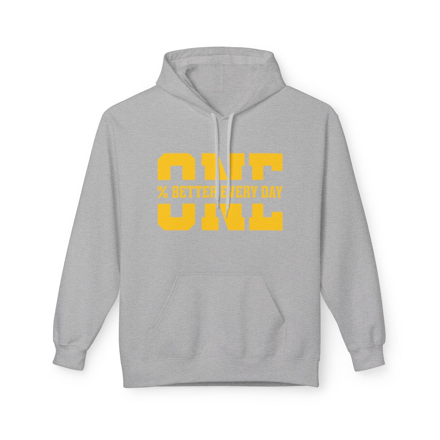 1% Better Every Day Hoodie (front design) – Discipline Club Pullover