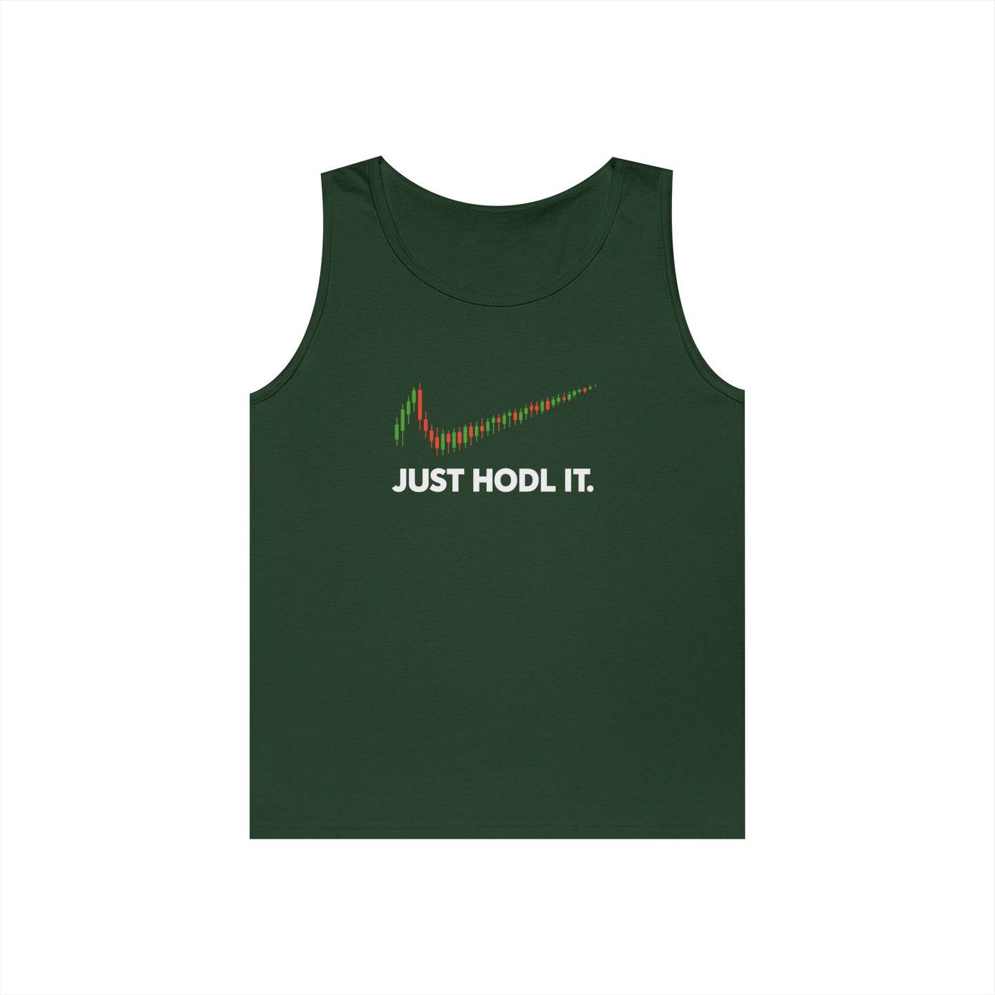 Just HODL It Tank Top (front design) – Crypto Vault Shirt
