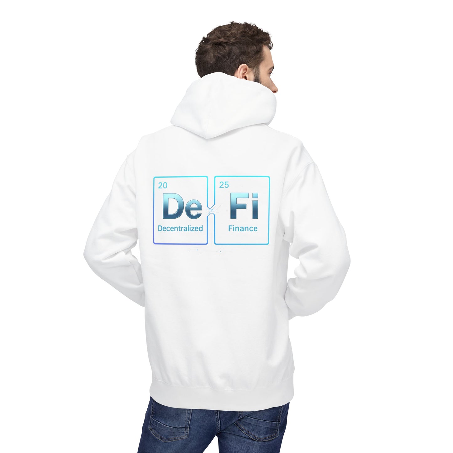 Decentralized Finance Hoodie (front logo + back design) – Crypto Vault Pullover